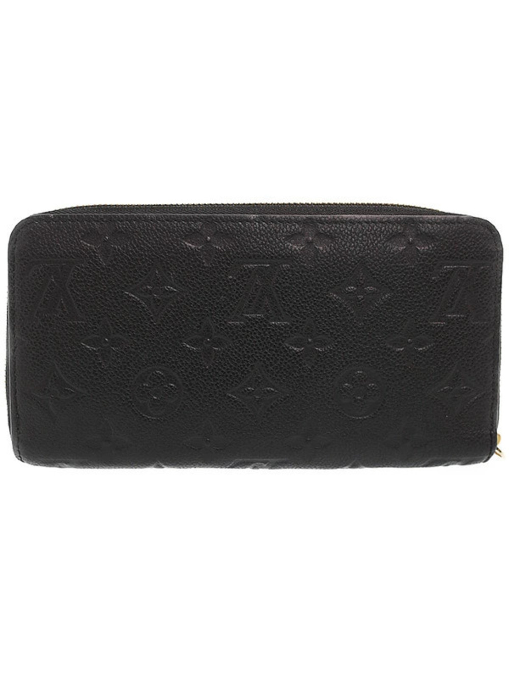 Louis Vuitton Monogram Round Empreinte Wallet Zipper Long Zippy Brown